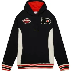 Men Mitchell & Ness Hoodies & Sweatshirts-Team Legacy French Terry Hoodie Philadelphia Flyers