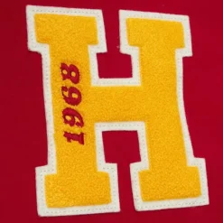 Men Mitchell & Ness Hoodies & Sweatshirts-Team Legacy French Terry Hoodie Atlanta Hawks