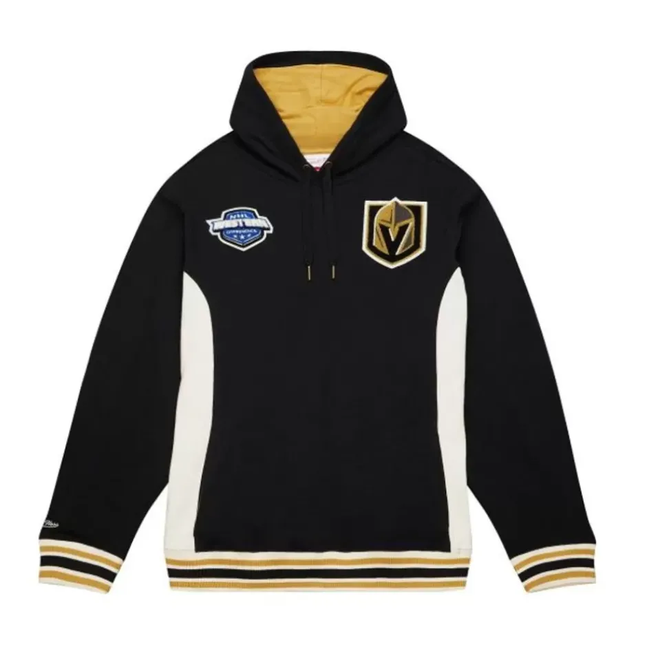 Men Mitchell & Ness Hoodies & Sweatshirts-Team Legacy French Terry Hoodie Vegas Golden Knights
