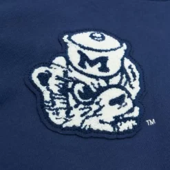 Men Mitchell & Ness Hoodies & Sweatshirts-Team Legacy French Terry Hoodie University Of Michigan