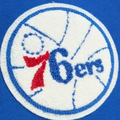 Men Mitchell & Ness Hoodies & Sweatshirts-Team Legacy French Terry Hoodie Philadelphia 76Ers