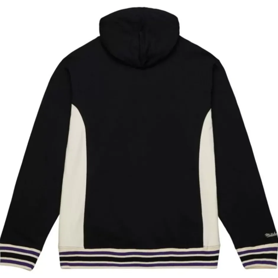 Men Mitchell & Ness Hoodies & Sweatshirts-Team Legacy French Terry Hoodie Los Angeles Lakers
