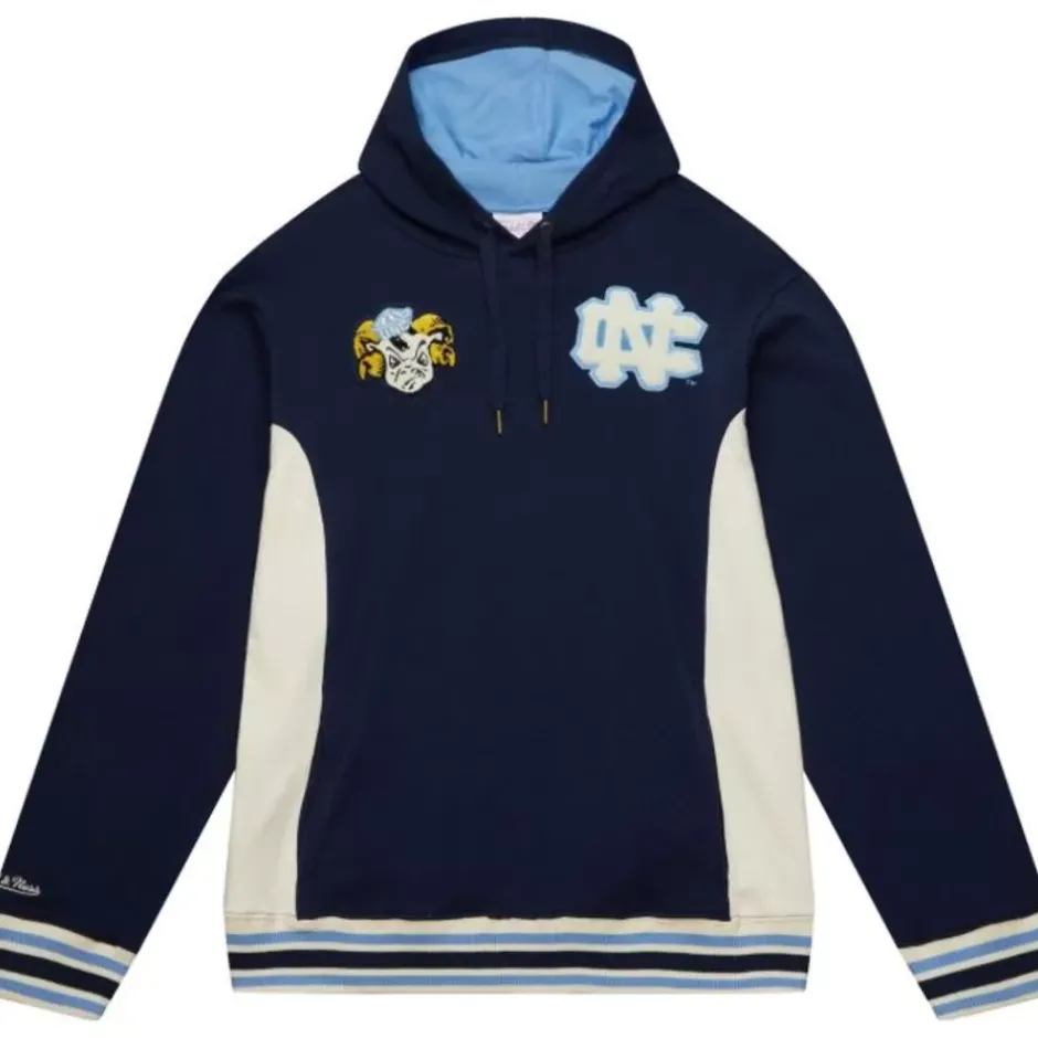 Men Mitchell & Ness Hoodies & Sweatshirts-Team Legacy French Terry Hoodie University Of North Carolina