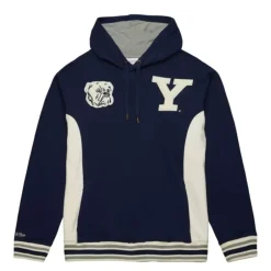 Men Mitchell & Ness Hoodies & Sweatshirts-Team Legacy French Terry Hoodie Yale University