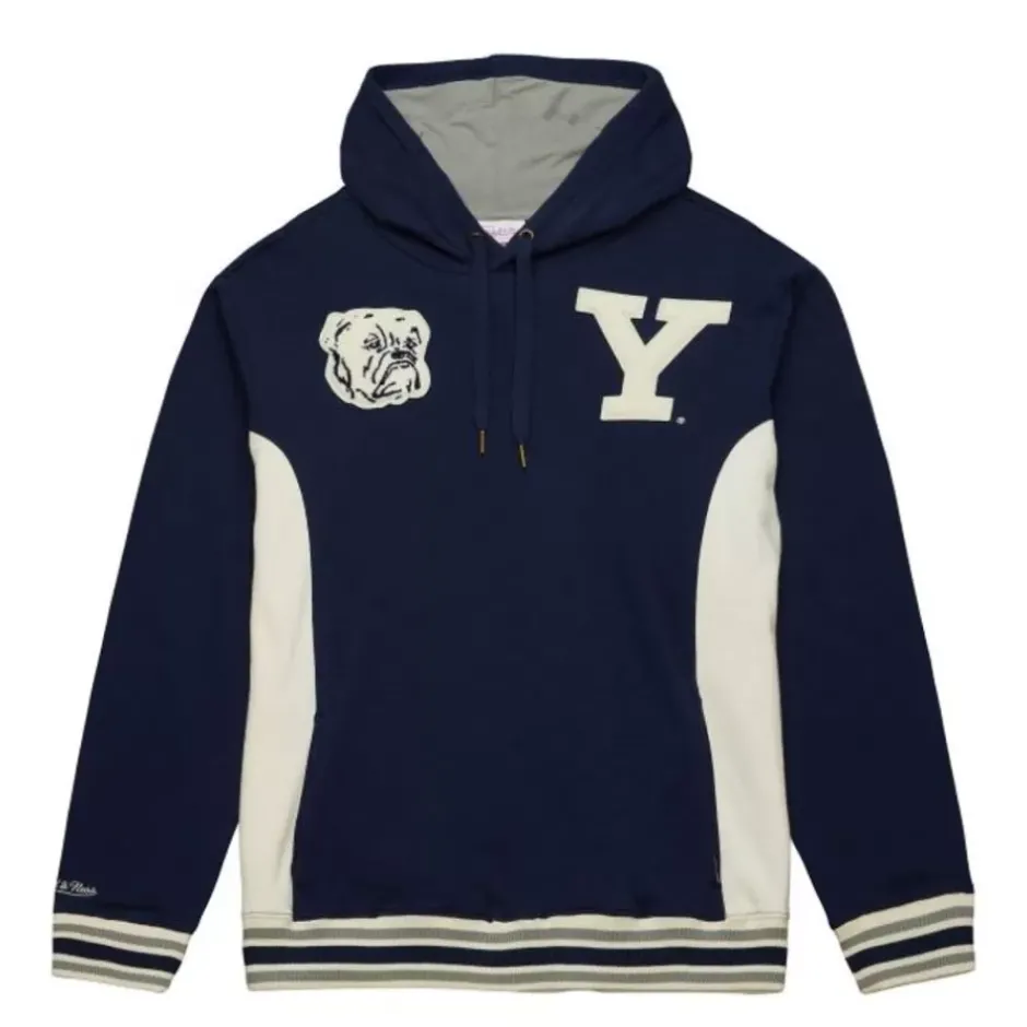 Men Mitchell & Ness Hoodies & Sweatshirts-Team Legacy French Terry Hoodie Yale University