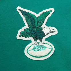 Men Mitchell & Ness Hoodies & Sweatshirts-Team Legacy French Terry Hoodie Philadelphia Eagles