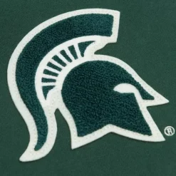 Men Mitchell & Ness Hoodies & Sweatshirts-Team Legacy French Terry Hoodie Michigan State University