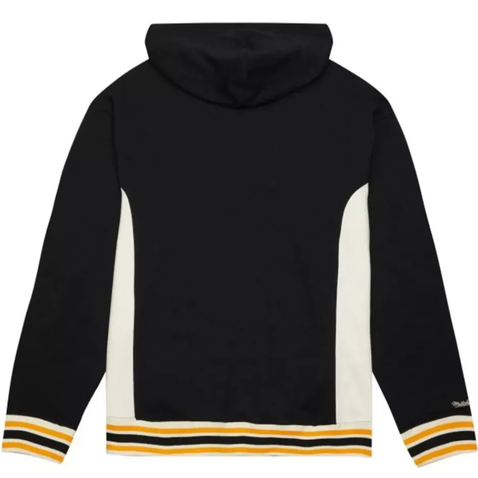 Men Mitchell & Ness Hoodies & Sweatshirts-Team Legacy French Terry Hoodie Pittsburgh Steelers