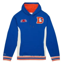 Men Mitchell & Ness Hoodies & Sweatshirts-Team Legacy French Terry Hoodie Denver Broncos