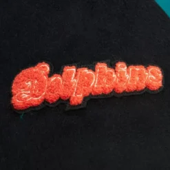 Men Mitchell & Ness Jackets & Outerwear-Team Legacy Varsity Jacket Miami Dolphins