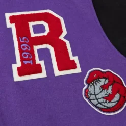 Men Mitchell & Ness Jackets & Outerwear-Team Legacy Varsity Jacket Toronto Raptors