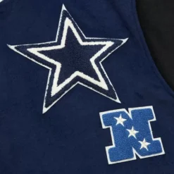 Men Mitchell & Ness Jackets & Outerwear-Team Legacy Varsity Jacket Dallas Cowboys