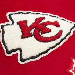 Men Mitchell & Ness Jackets & Outerwear-Team Legacy Varsity Jacket Kansas City Chiefs