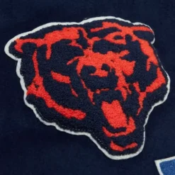 Men Mitchell & Ness Jackets & Outerwear-Team Legacy Varsity Jacket Chicago Bears