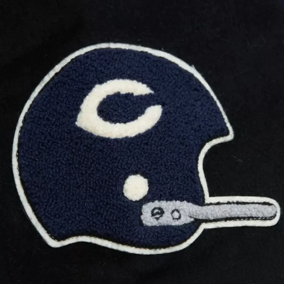 Men Mitchell & Ness Jackets & Outerwear-Team Legacy Varsity Jacket Chicago Bears