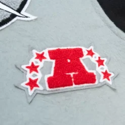 Men Mitchell & Ness Jackets & Outerwear-Team Legacy Varsity Jacket Oakland Raiders