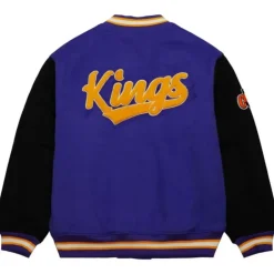 Men Mitchell & Ness Jackets & Outerwear-Team Legacy Varsity Jacket Los Angeles Kings