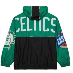 Men Mitchell & Ness Jackets & Outerwear-Team Og 2.0 Anorak Windbreaker Boston Celtics
