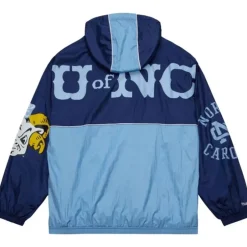 Men Mitchell & Ness Jackets & Outerwear-Team Og 2.0 Anorak Windbreaker University Of North Carolina