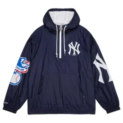 Men Mitchell & Ness Jackets & Outerwear-Team Og 2.0 Anorak Windbreaker New York Yankees