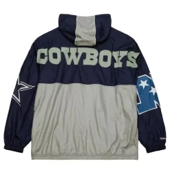 Men Mitchell & Ness Jackets & Outerwear-Team Og 2.0 Anorak Windbreaker Dallas Cowboys