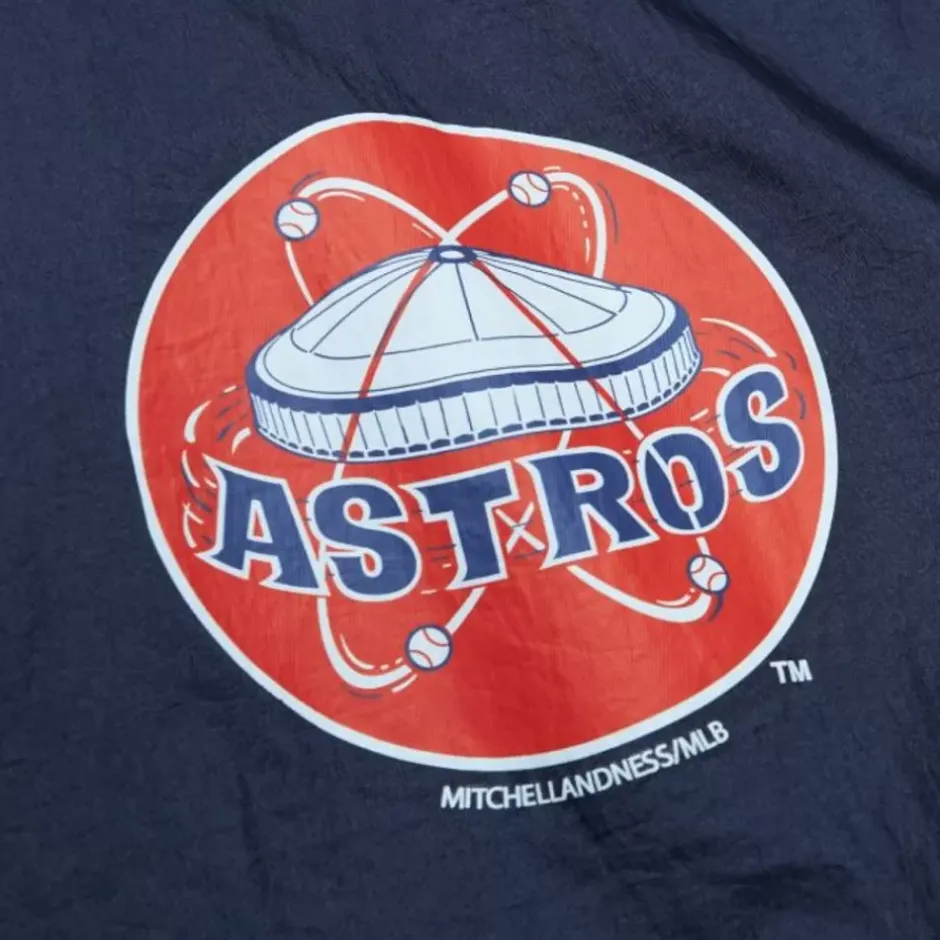 Men Mitchell & Ness Jackets & Outerwear-Team Og 2.0 Anorak Windbreaker Houston Astros