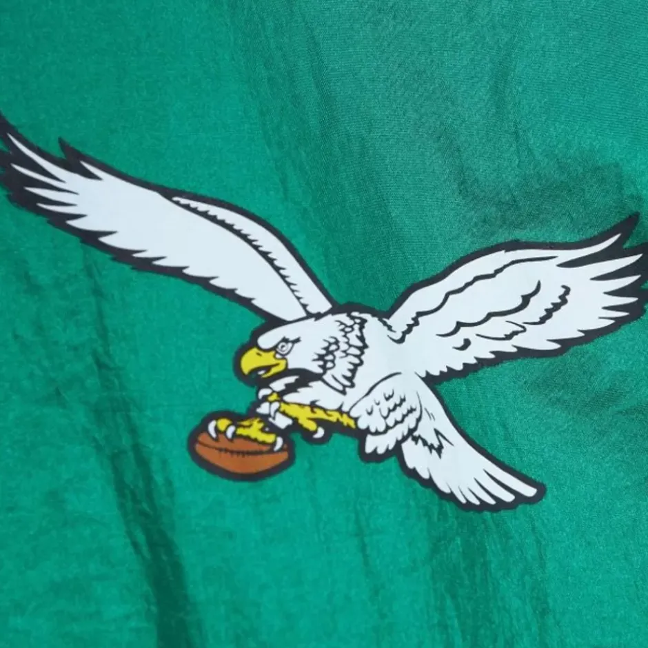 Men Mitchell & Ness Jackets & Outerwear-Team Og 2.0 Anorak Windbreaker Philadelphia Eagles