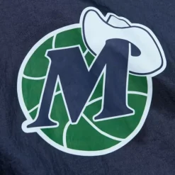 Men Mitchell & Ness Jackets & Outerwear-Team Og 2.0 Anorak Windbreaker Dallas Mavericks