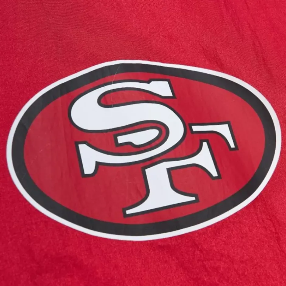Men Mitchell & Ness Jackets & Outerwear-Team Og 2.0 Anorak Windbreaker San Francisco 49Ers