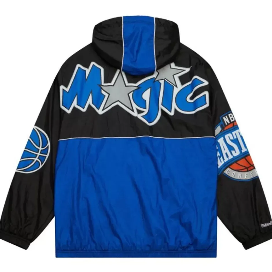 Men Mitchell & Ness Jackets & Outerwear-Team Og 2.0 Anorak Windbreaker Orlando Magic
