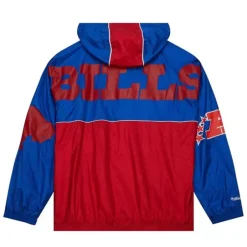 Men Mitchell & Ness Jackets & Outerwear-Team Og 2.0 Anorak Windbreaker Buffalo Bills