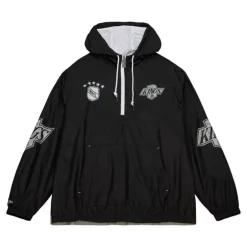 Men Mitchell & Ness Jackets & Outerwear-Team Og 2.0 Anorak Windbreaker Los Angeles Kings