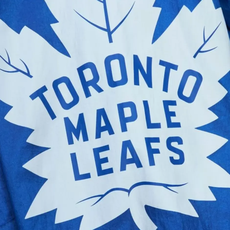 Men Mitchell & Ness Jackets & Outerwear-Team Og 2.0 Anorak Windbreaker Toronto Maple Leafs