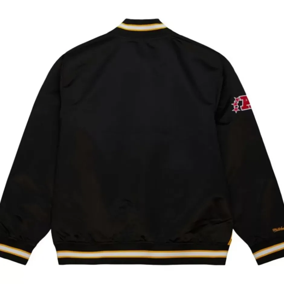 Men Mitchell & Ness Jackets & Outerwear-Team Og 2.0 Lightweight Satin Jacket Pittsburgh Steelers