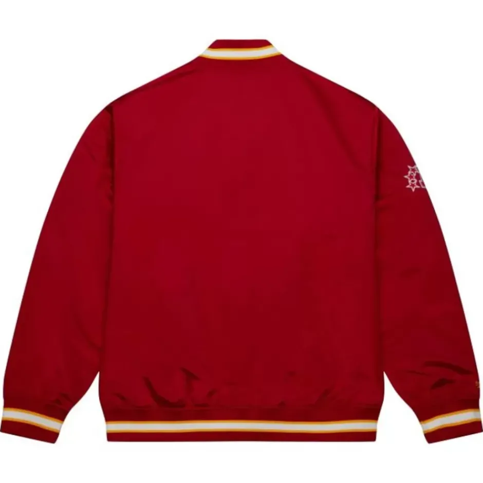 Men Mitchell & Ness Jackets & Outerwear-Team Og 2.0 Lightweight Satin Jacket Kansas City Chiefs