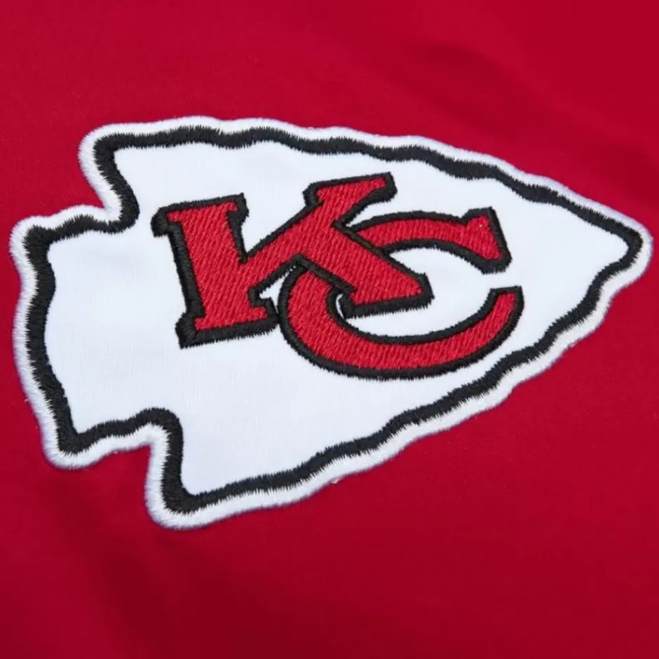 Men Mitchell & Ness Jackets & Outerwear-Team Og 2.0 Lightweight Satin Jacket Kansas City Chiefs