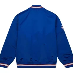 Men Mitchell & Ness Jackets & Outerwear-Team Og 2.0 Lightweight Satin Jacket Chicago Cubs