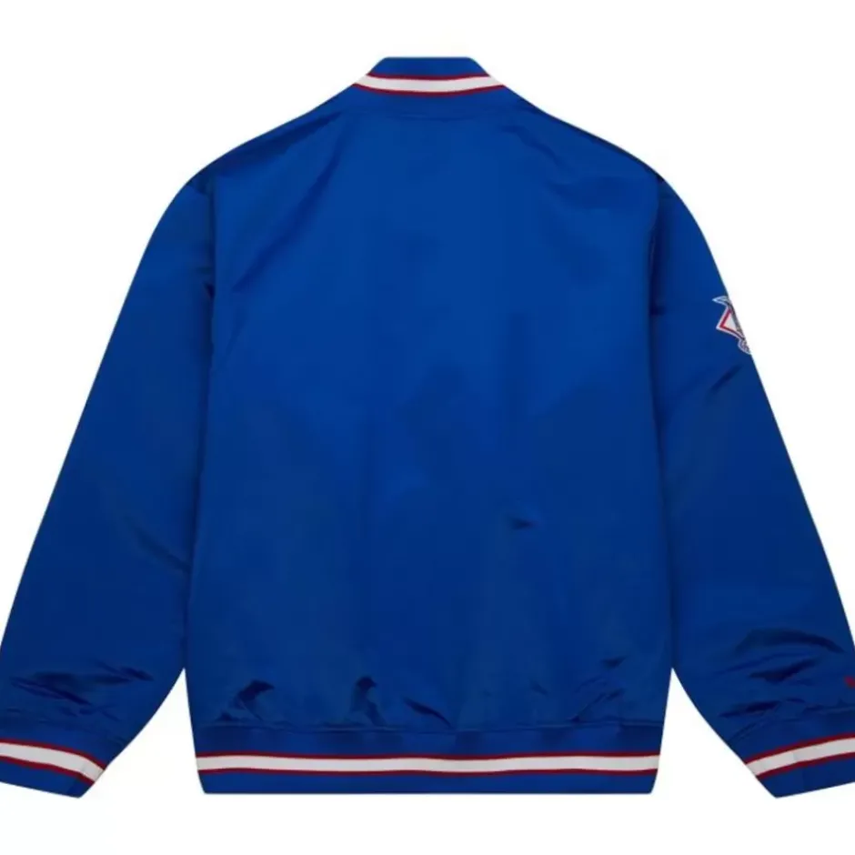 Men Mitchell & Ness Jackets & Outerwear-Team Og 2.0 Lightweight Satin Jacket Chicago Cubs