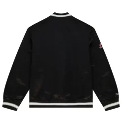 Men Mitchell & Ness Jackets & Outerwear-Team Og 2.0 Lightweight Satin Jacket Oakland Raiders