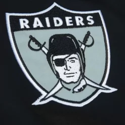 Men Mitchell & Ness Jackets & Outerwear-Team Og 2.0 Lightweight Satin Jacket Oakland Raiders