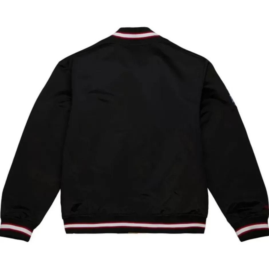 Men Mitchell & Ness Jackets & Outerwear-Team Og 2.0 Lightweight Satin Jacket Philadelphia 76Ers