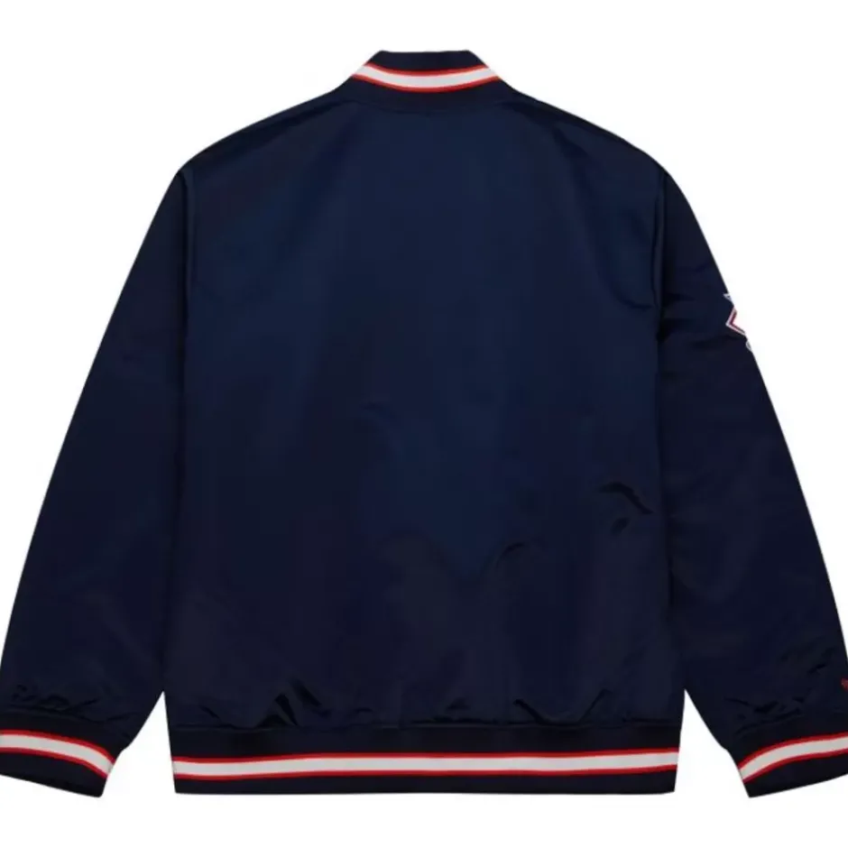 Men Mitchell & Ness Jackets & Outerwear-Team Og 2.0 Lightweight Satin Jacket San Diego Padres