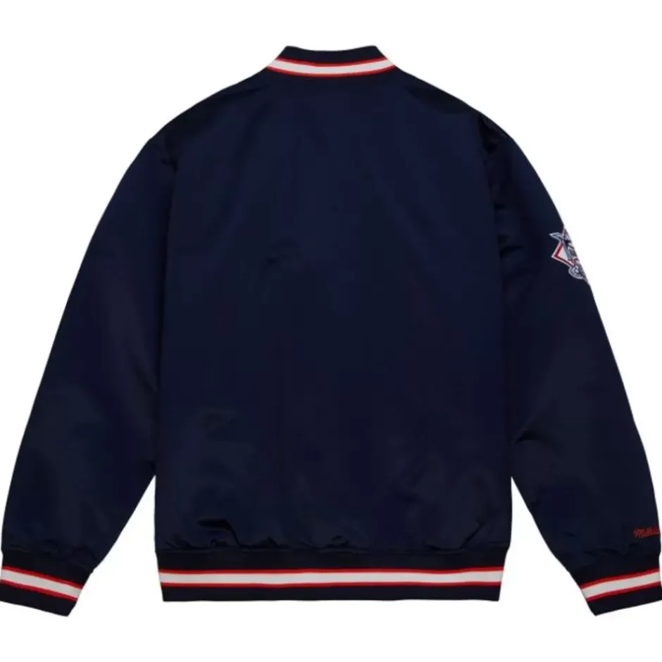 Men Mitchell & Ness Jackets & Outerwear-Team Og 2.0 Lightweight Satin Jacket Houston Astros