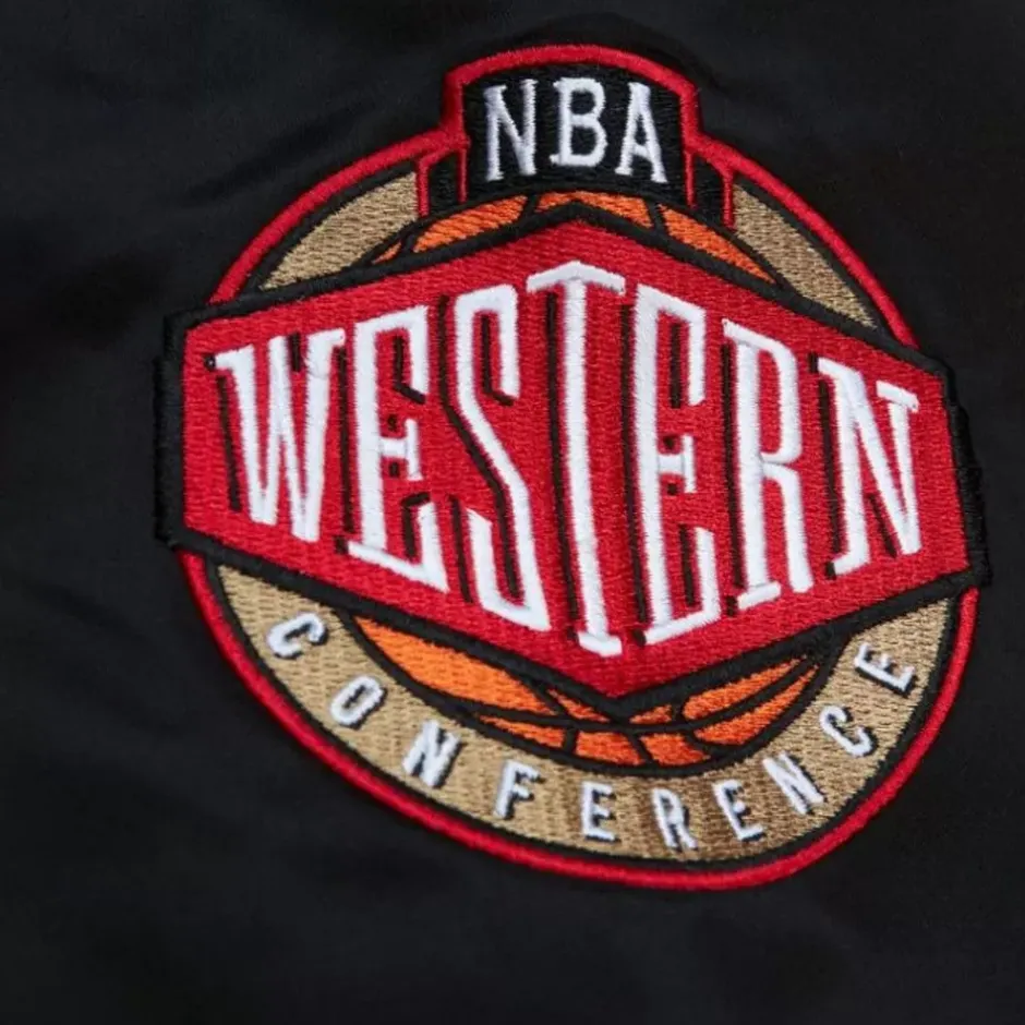 Men Mitchell & Ness Jackets & Outerwear-Team Og 2.0 Lightweight Satin Jacket Vancouver Grizzlies