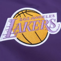 Men Mitchell & Ness Jackets & Outerwear-Team Og 2.0 Lightweight Satin Jacket Los Angeles Lakers