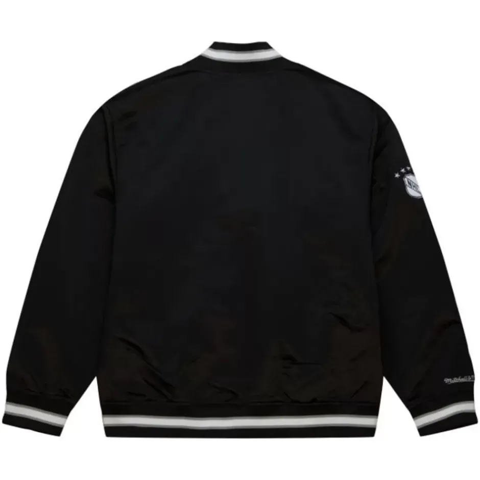 Men Mitchell & Ness Jackets & Outerwear-Team Og 2.0 Lightweight Satin Jacket Los Angeles Kings