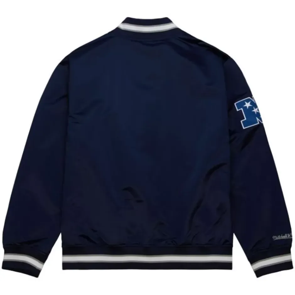 Men Mitchell & Ness Jackets & Outerwear-Team Og 2.0 Lightweight Satin Jacket Dallas Cowboys