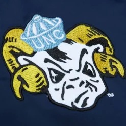 Men Mitchell & Ness Jackets & Outerwear-Team Og 2.0 Lightweight Satin Jacket University Of North Carolina