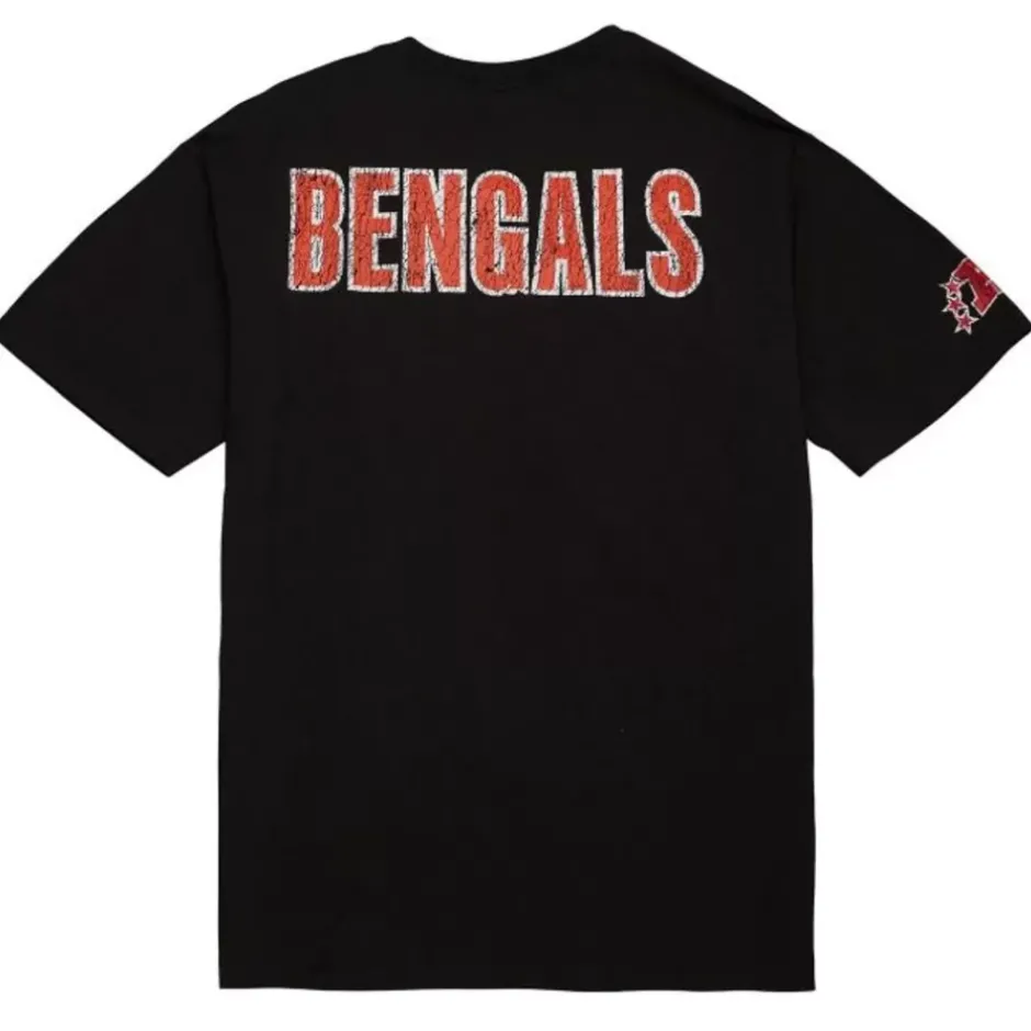 Men Mitchell & Ness T-Shirts & Tops-Team Og 2.0 Ss Tee Cincinnati Bengals