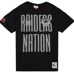 Men Mitchell & Ness T-Shirts & Tops-Team Og 2.0 Ss Tee Oakland Raiders